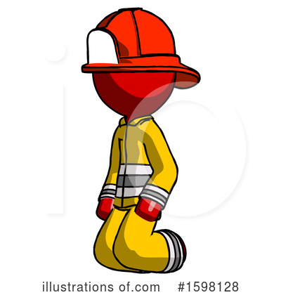 Royalty-Free (RF) Red Design Mascot Clipart Illustration by Leo Blanchette - Stock Sample #1598128