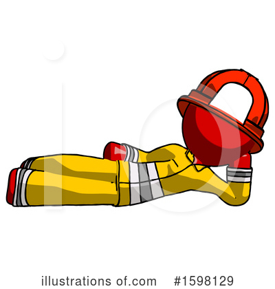 Royalty-Free (RF) Red Design Mascot Clipart Illustration by Leo Blanchette - Stock Sample #1598129