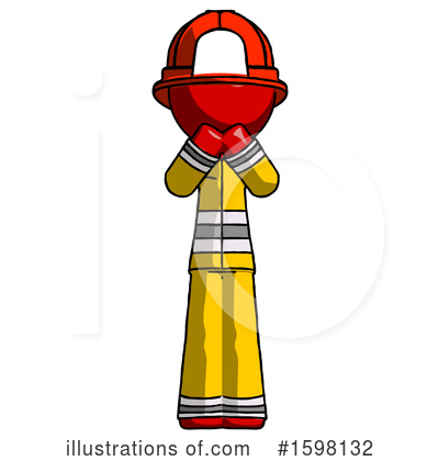 Royalty-Free (RF) Red Design Mascot Clipart Illustration by Leo Blanchette - Stock Sample #1598132