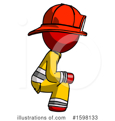 Royalty-Free (RF) Red Design Mascot Clipart Illustration by Leo Blanchette - Stock Sample #1598133