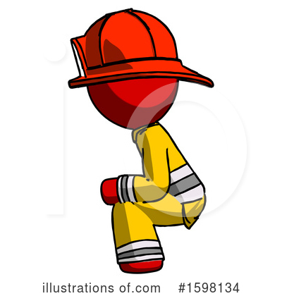 Royalty-Free (RF) Red Design Mascot Clipart Illustration by Leo Blanchette - Stock Sample #1598134