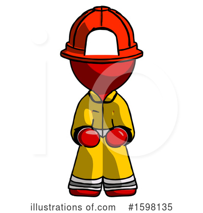 Royalty-Free (RF) Red Design Mascot Clipart Illustration by Leo Blanchette - Stock Sample #1598135
