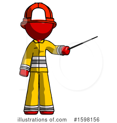 Royalty-Free (RF) Red Design Mascot Clipart Illustration by Leo Blanchette - Stock Sample #1598156