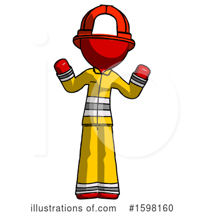 Royalty-Free (RF) Red Design Mascot Clipart Illustration by Leo Blanchette - Stock Sample #1598160