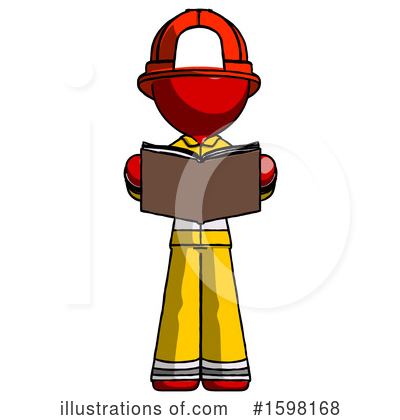 Royalty-Free (RF) Red Design Mascot Clipart Illustration by Leo Blanchette - Stock Sample #1598168