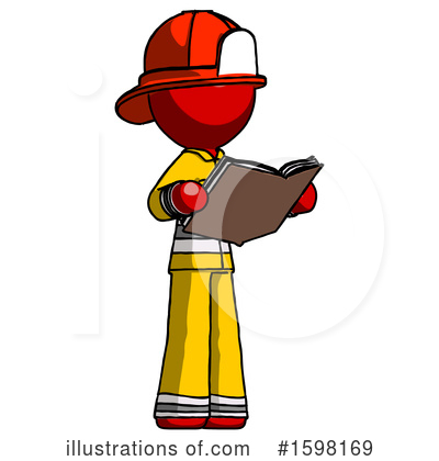 Royalty-Free (RF) Red Design Mascot Clipart Illustration by Leo Blanchette - Stock Sample #1598169