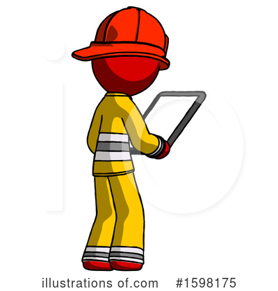 Royalty-Free (RF) Red Design Mascot Clipart Illustration by Leo Blanchette - Stock Sample #1598175