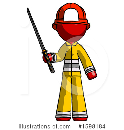 Royalty-Free (RF) Red Design Mascot Clipart Illustration by Leo Blanchette - Stock Sample #1598184