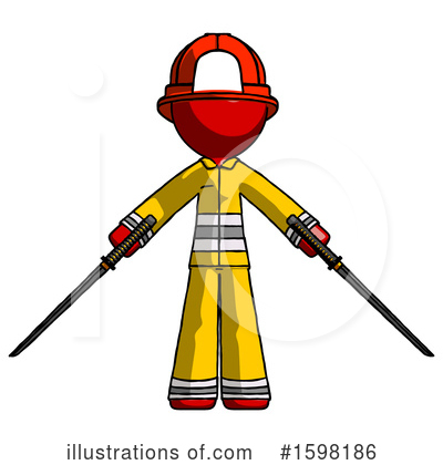 Royalty-Free (RF) Red Design Mascot Clipart Illustration by Leo Blanchette - Stock Sample #1598186