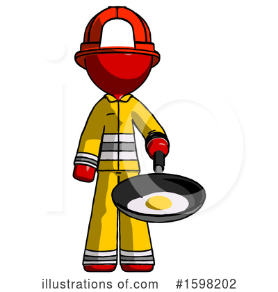 Royalty-Free (RF) Red Design Mascot Clipart Illustration by Leo Blanchette - Stock Sample #1598202