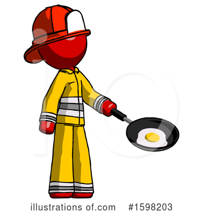 Royalty-Free (RF) Red Design Mascot Clipart Illustration by Leo Blanchette - Stock Sample #1598203