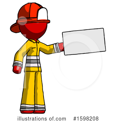 Royalty-Free (RF) Red Design Mascot Clipart Illustration by Leo Blanchette - Stock Sample #1598208