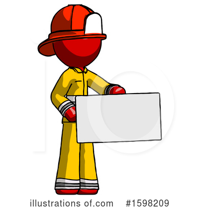 Royalty-Free (RF) Red Design Mascot Clipart Illustration by Leo Blanchette - Stock Sample #1598209