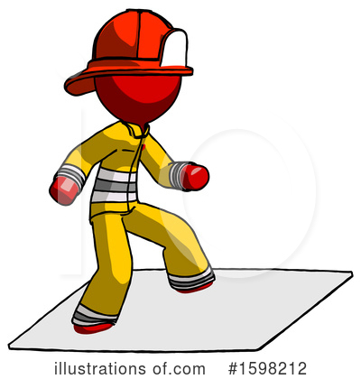 Royalty-Free (RF) Red Design Mascot Clipart Illustration by Leo Blanchette - Stock Sample #1598212