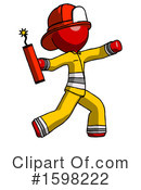 Red Design Mascot Clipart #1598222 by Leo Blanchette