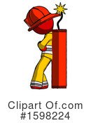 Red Design Mascot Clipart #1598224 by Leo Blanchette