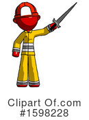 Red Design Mascot Clipart #1598228 by Leo Blanchette