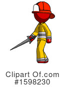 Red Design Mascot Clipart #1598230 by Leo Blanchette