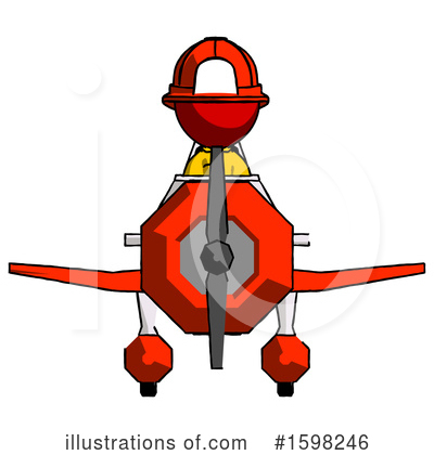 Royalty-Free (RF) Red Design Mascot Clipart Illustration by Leo Blanchette - Stock Sample #1598246