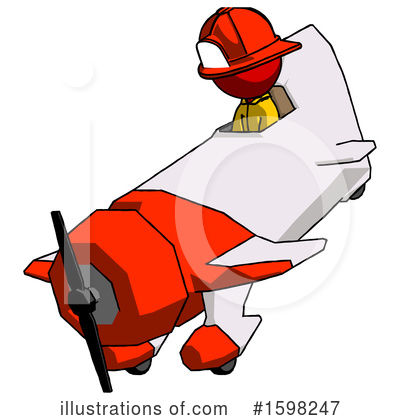 Royalty-Free (RF) Red Design Mascot Clipart Illustration by Leo Blanchette - Stock Sample #1598247