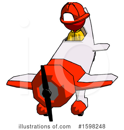 Royalty-Free (RF) Red Design Mascot Clipart Illustration by Leo Blanchette - Stock Sample #1598248