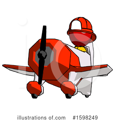 Royalty-Free (RF) Red Design Mascot Clipart Illustration by Leo Blanchette - Stock Sample #1598249