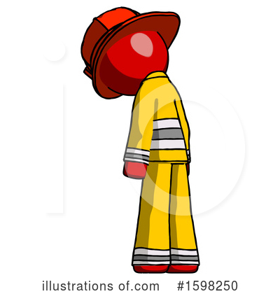 Royalty-Free (RF) Red Design Mascot Clipart Illustration by Leo Blanchette - Stock Sample #1598250