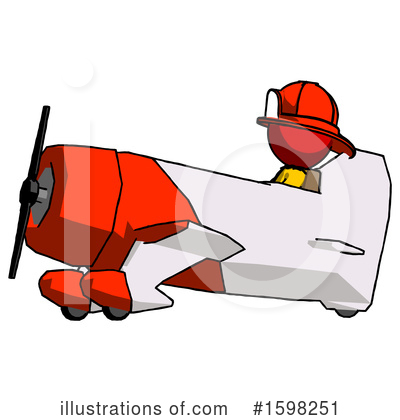 Royalty-Free (RF) Red Design Mascot Clipart Illustration by Leo Blanchette - Stock Sample #1598251