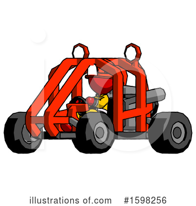 Royalty-Free (RF) Red Design Mascot Clipart Illustration by Leo Blanchette - Stock Sample #1598256