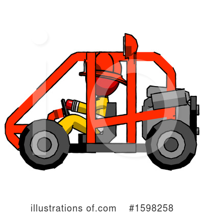Royalty-Free (RF) Red Design Mascot Clipart Illustration by Leo Blanchette - Stock Sample #1598258