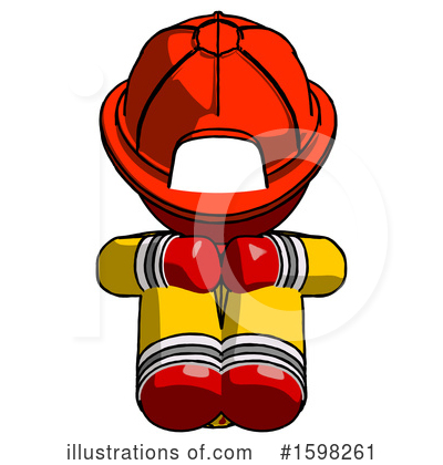 Royalty-Free (RF) Red Design Mascot Clipart Illustration by Leo Blanchette - Stock Sample #1598261