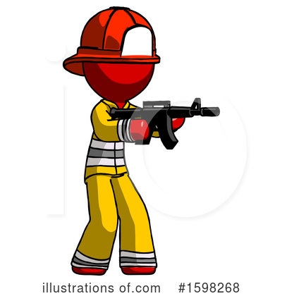 Royalty-Free (RF) Red Design Mascot Clipart Illustration by Leo Blanchette - Stock Sample #1598268