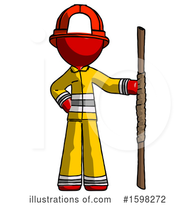 Royalty-Free (RF) Red Design Mascot Clipart Illustration by Leo Blanchette - Stock Sample #1598272