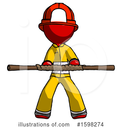Royalty-Free (RF) Red Design Mascot Clipart Illustration by Leo Blanchette - Stock Sample #1598274