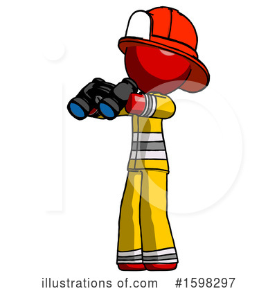Royalty-Free (RF) Red Design Mascot Clipart Illustration by Leo Blanchette - Stock Sample #1598297