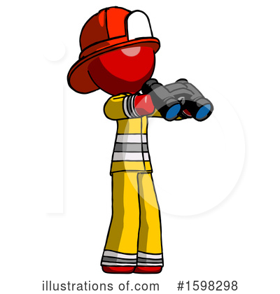Royalty-Free (RF) Red Design Mascot Clipart Illustration by Leo Blanchette - Stock Sample #1598298