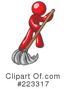 Red Design Mascot Clipart #223317 by Leo Blanchette