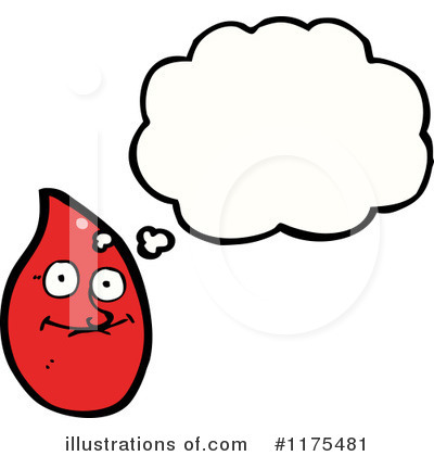 Royalty-Free (RF) Red Drop Clipart Illustration by lineartestpilot - Stock Sample #1175481