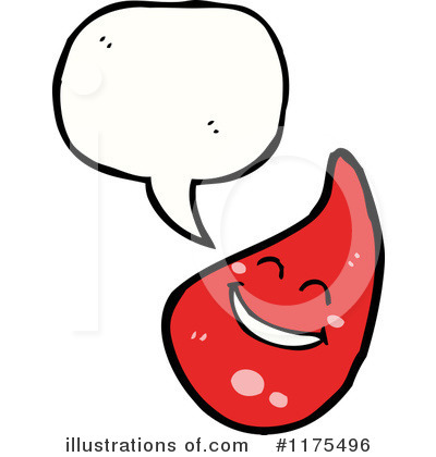 Royalty-Free (RF) Red Drop Clipart Illustration by lineartestpilot - Stock Sample #1175496
