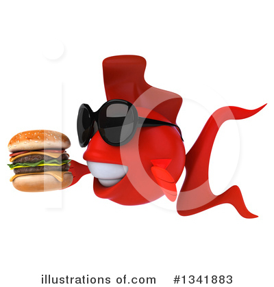 Red Fish Clipart #1341883 by Julos
