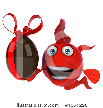 Red Fish Clipart #1351228 by Julos
