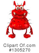 Red Germ Clipart #1305270 by Julos