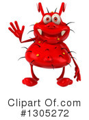 Red Germ Clipart #1305272 by Julos
