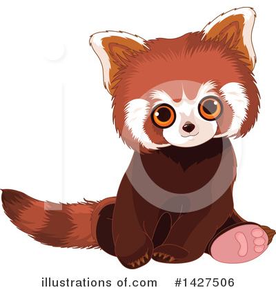 Royalty-Free (RF) Red Panda Clipart Illustration by Pushkin - Stock Sample #1427506