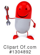 Red Pill Character Clipart #1304892 by Julos