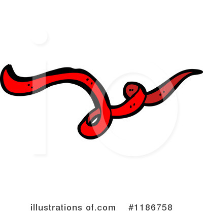 Royalty-Free (RF) Red Ribbon Clipart Illustration by lineartestpilot - Stock Sample #1186758