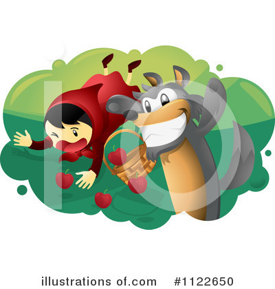 Royalty-Free (RF) Red Riding Hood Clipart Illustration by NoahsKnight - Stock Sample #1122650