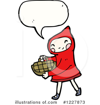 Royalty-Free (RF) Red Riding Hood Clipart Illustration by lineartestpilot - Stock Sample #1227873