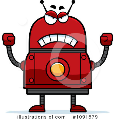 Robot Clipart #1091579 by Cory Thoman