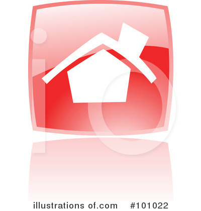 Red Square Icon Clipart #101022 by cidepix